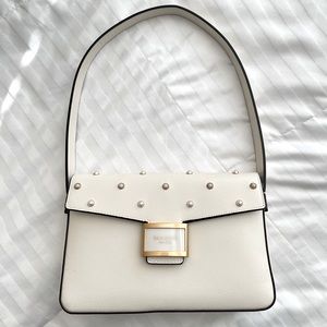 Kate Spade Katy Pearl Embellished Medium Shoulder Bag